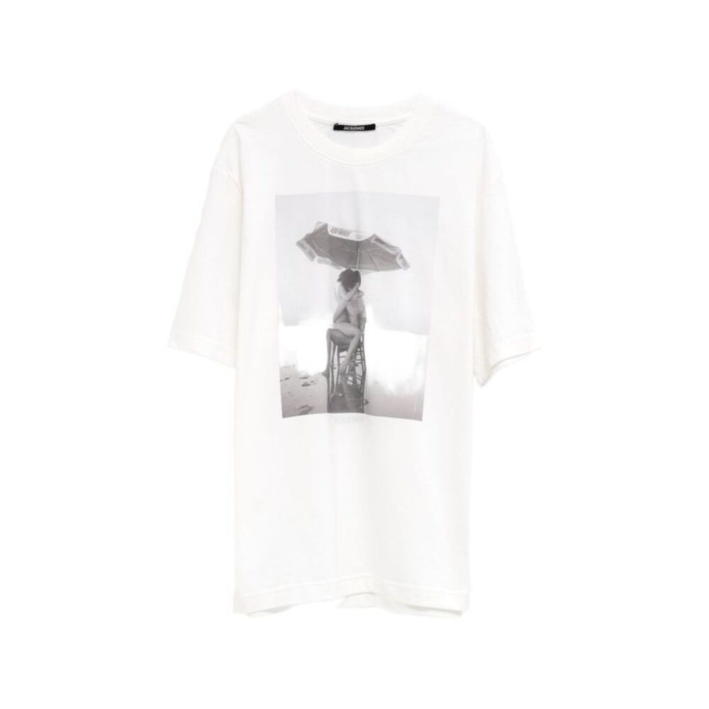 Jacquemus Men Printed Cotton T-Shirt
